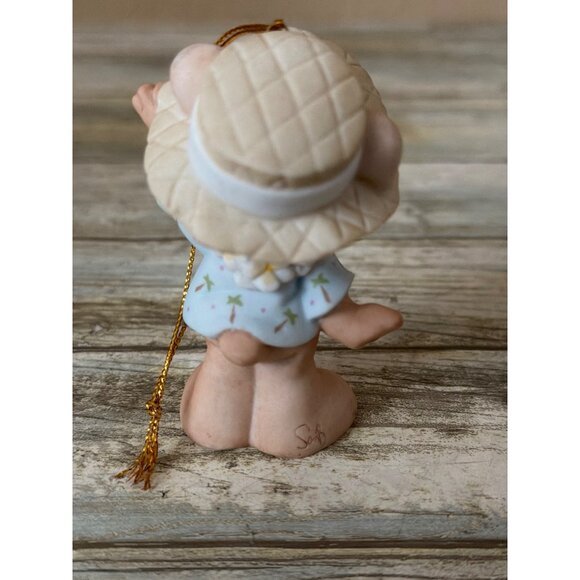 Precious Moments In Paradise 101549 (2001) + Aloha Bear Ornament 101550 Set of 2 - Picture 11 of 15